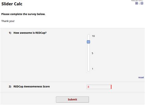 How Can I Create A Custom Range For A Slider Field Redcap Resource