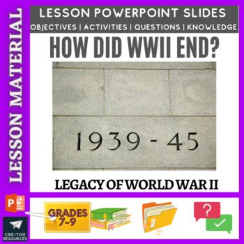 How Did Wwii End By Cre8tive Resources Tpt How Did Wwii End By Cre8tive Resources Tpt