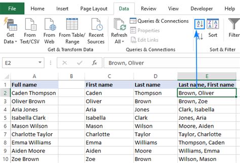 How Do I Sort By Last Name In Excel