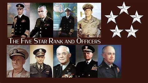5 Star Generals in US History