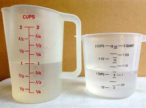 2 Cups in 1 Liter