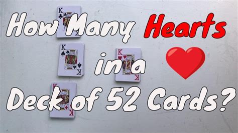 How Many Hearts Are In A Deck Of Cards Of 52 Ulearnmagic Com