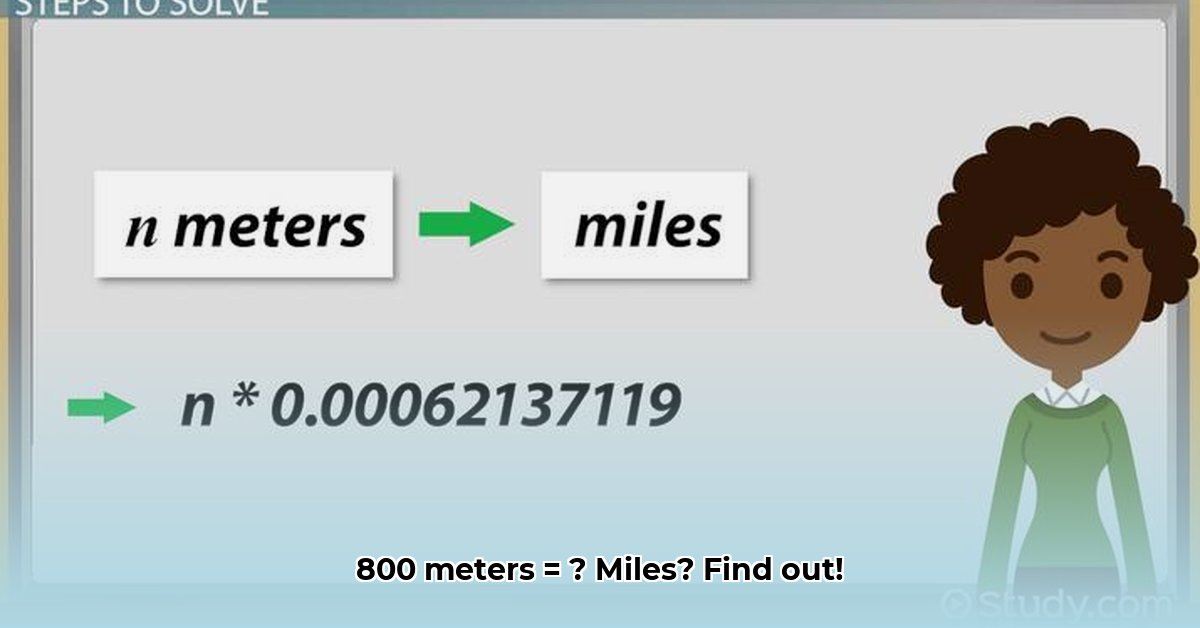 800 meters to miles distance
