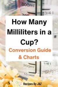 How Many Milliliters In A Cup Measurement Conversion Guide How Many Milliliters In A Cup Measurement Conversion Guide