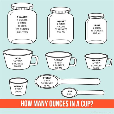 How Many Ounces In A Cup The Complete Guide How Many Ounces In A Cup The Complete Guide
