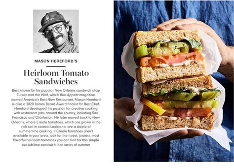 How Mason Hereford Makes The Ultimate Tomato Sandwich How Mason Hereford Makes The Ultimate Tomato Sandwich