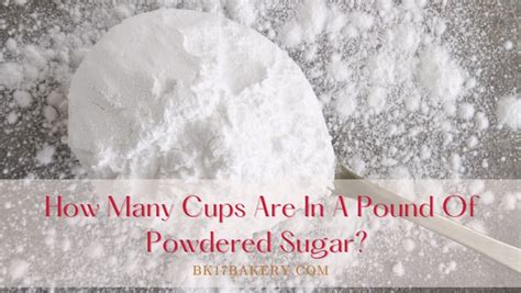 How Much Is Powdered Sugar