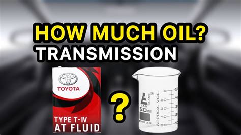 How Much Transmission Oil Do You Really Need? Find Out Here