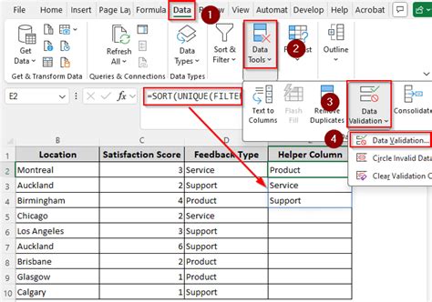 How To Add Sorting Drop Down In Excel
