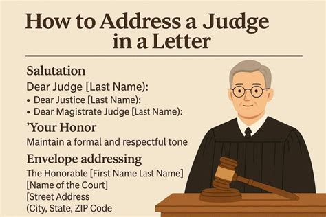Addressing a Judge in Letter Form