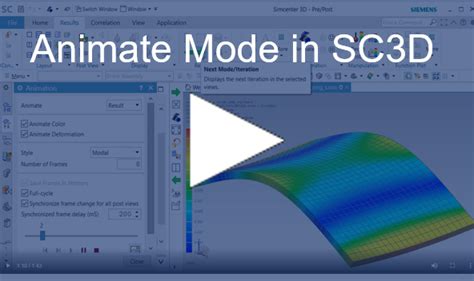 How To Animate A Nastran Mode Shape In Simcenter 3D