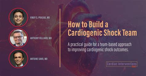 How To Build A Cardiogenic Shock Team Cardiac Interventions Today
