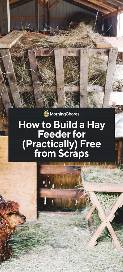 How To Build A Hay Feeder For Practically Free From Scraps