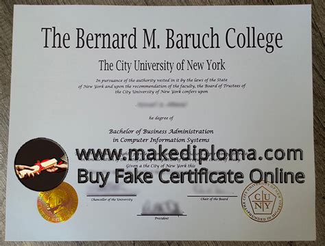 How To Buy A Fake Diploma Online Bernard M Baruch College Degree From