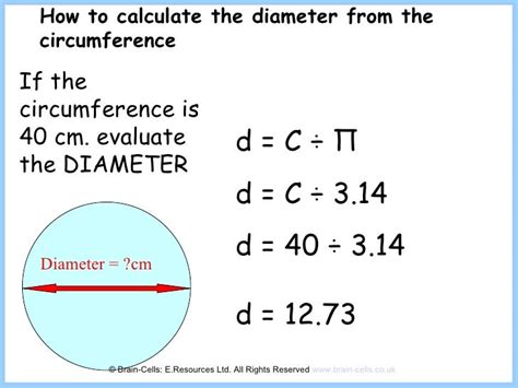 How To Calculate Diameter Knowing Circumference At Savannah Buckmaster Blog