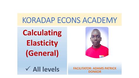 How To Calculate Elasticity In Five Different Ways Youtube