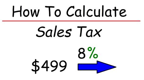 How To Calculate Sales Tax Using Math Youtube How To Calculate Sales Tax Using Math Youtube