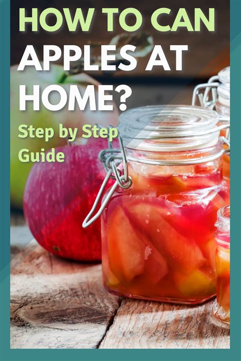 How To Can Apples At Home Step By Step