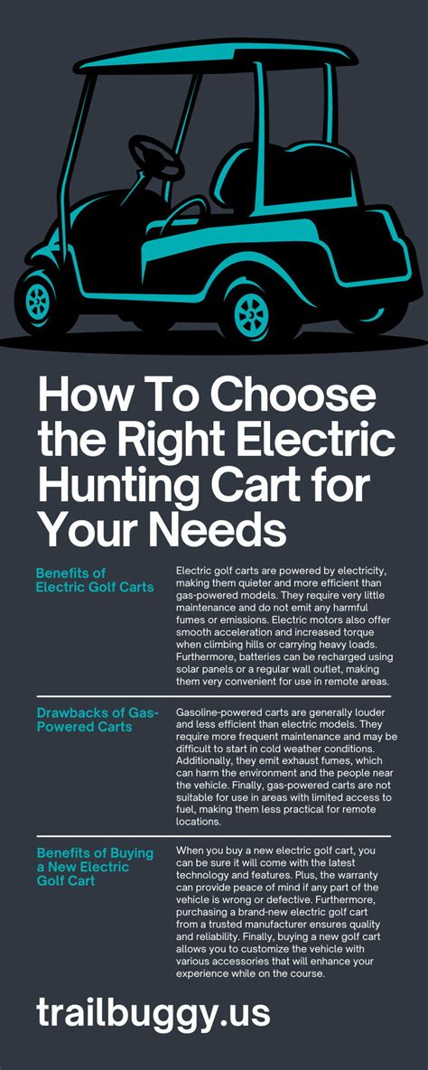 How To Choose The Right Electric Hunting Cart For Your Needs How To Choose The Right Electric Hunting Cart For Your Needs