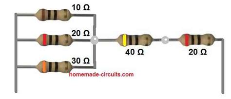 How To Connect Resistors In Series And Parallel Homemade Circuit Projects