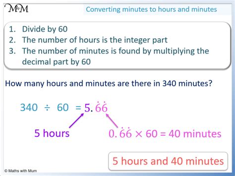 How To Convert Between Minutes And Hours Maths With Mum How To Convert Between Minutes And Hours Maths With Mum