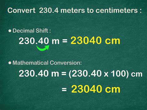 How To Convert Cm To M Science 2025