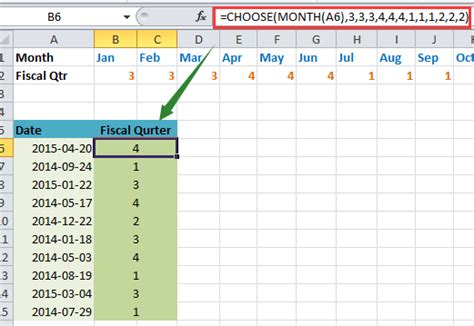 How To Convert Date To Fiscal Year Quarter Month In Excel