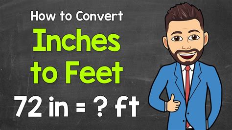 How To Convert Inches To Feet Youtube