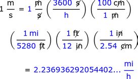 How To Convert Meters Per Second To Miles Per Hour Video Lesson
