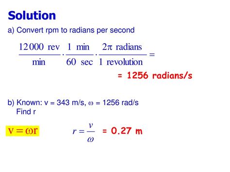How To Convert Rpm To Radians Per Second How To Convert Rpm To Radians Per Second