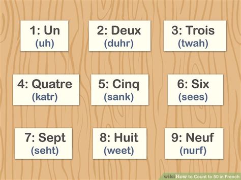 How To Count To 50 In French With Pictures Wikihow
