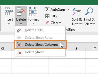 How To Delete Columns In Excel How To Delete Columns In Excel