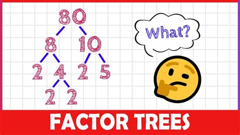 How To Do A Factor Tree 2 Minute Math Youtube How To Do A Factor Tree 2 Minute Math Youtube