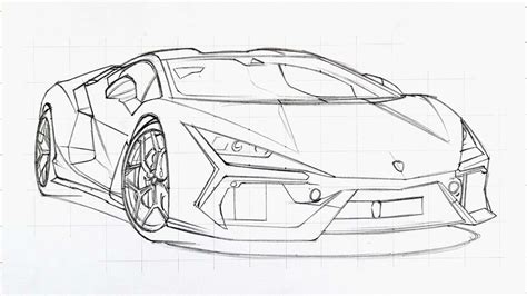 How To Draw A Lamborghini Revuelto In 15 Simple Steps
