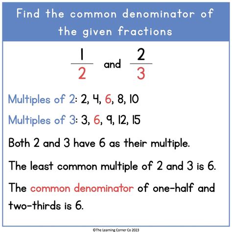 5 Ways Find Common Denominator