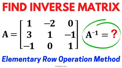 How To Find The Inverse Of A 3X3 Matrix Simple In Depth Explanation