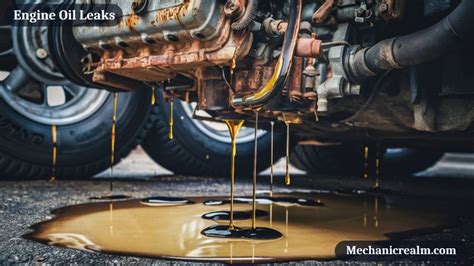 How To Fix An Oil Leak 4 Common Causes Solutions