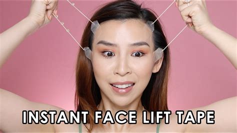 How To Get Free Plastic Surgery Instant Face Lift Tape Tutorial