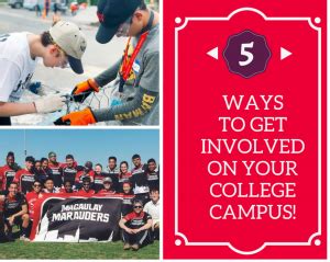 How To Get Involved On Your College Campus Macaulay Honors College