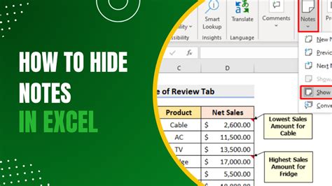 How To Hide Notes In Excel Earn And Excel How To Hide Notes In Excel Earn And Excel
