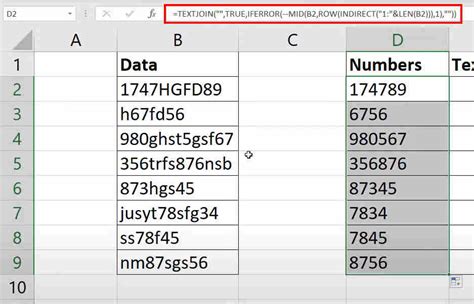 How To Isolate Numbers From Text In Excel Design Talk