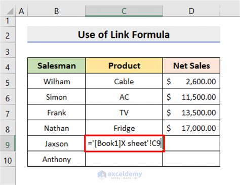 How To Link Sheets In Excel