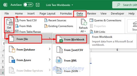 How To Link Two Workbooks In Excel 5 Methods Exceldemy
