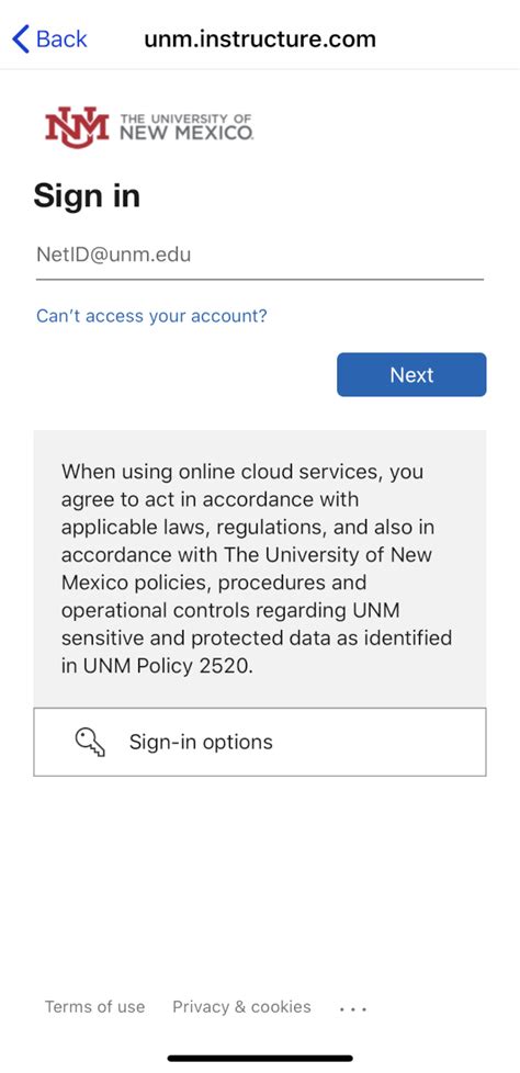 How To Log In To Canvas Canvas Unm The University Of New Mexico