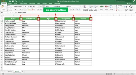 How To Look Up Names In Excel