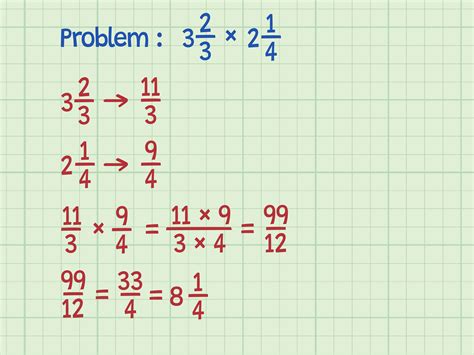 How To Multiply Mixed Numbers Step By Step With Examples