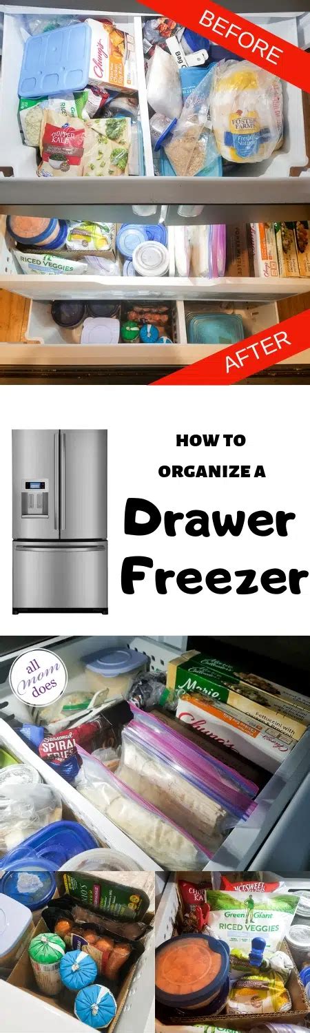 How To Organize A Drawer Freezer Allmomdoes