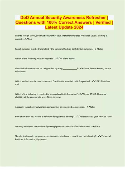 How To Prep For The Dod Annual Security Awareness Refresher How To Prep For The Dod Annual Security Awareness Refresher