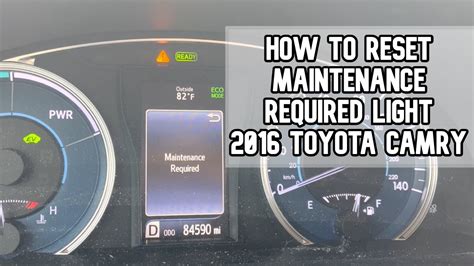 How To Reset Maintenance Required Light In A Toyota Youtube How To Reset Maintenance Required Light In A Toyota Youtube