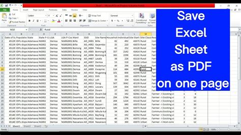 How To Save Excel Sheet As Pdf Without Cutting Off Youtube
